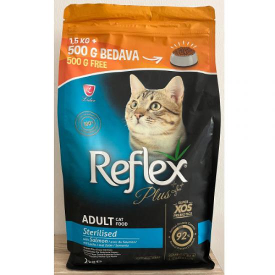 Reflex Plus Kısırlaştırılmış Somonlu 2 kg Yetişkin Kedi Maması