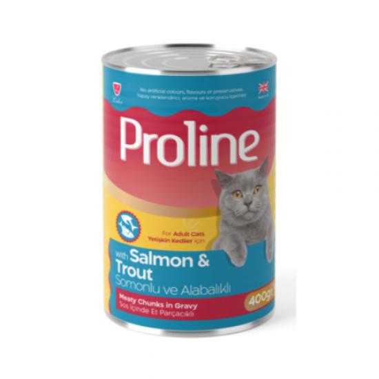 Proline Somonlu ve Alabalıklı 400 GR Konserve Yetişkin Kedi Maması