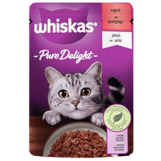 Whiskas Pure Delight Sığır Etli 85 gr Yetişkin Kedi Yaş Maması