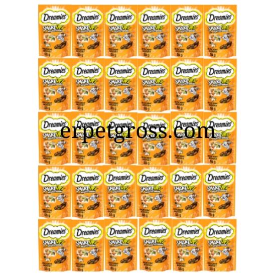 Dreamies Tavuklu Kedi Nanesi Ve Ördekli Kedi Ödülü 55 Gr X 30 Adet