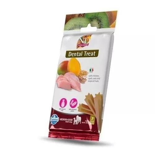 N&D Treat Dental Tropikal Tavuklu Orta ve Büyük Irk Köpek Ödülü 110gr (7 Adet)