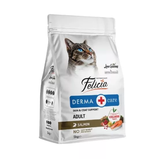 Felicia HypoAllergenic Somonlu Düşük Tahıllı Yetişkin Kedi Maması 5 kg