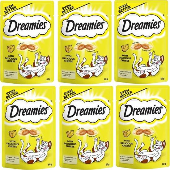 Dreamies Peynirli 60 gr 6’lı Kedi Ödül Maması