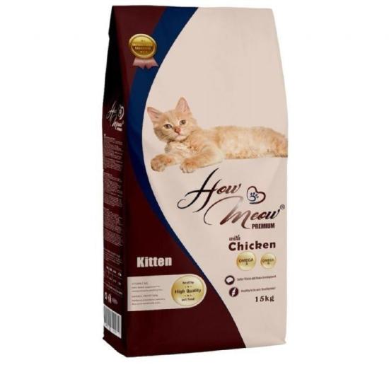  How Meow Tavuklu 15 kg Yavru Kedi Maması