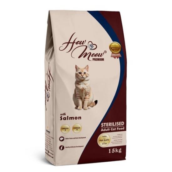 How Meow Somonlu 15 kg Kısırlaştırılmış Yetişkin Kedi Maması
