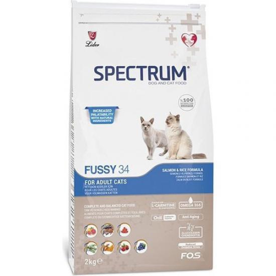 Spectrum Adult FUSSY34 Hipoalerjenik Somonlu Hassas Seçici Yetişkin Kedi Mamasi 2 kg