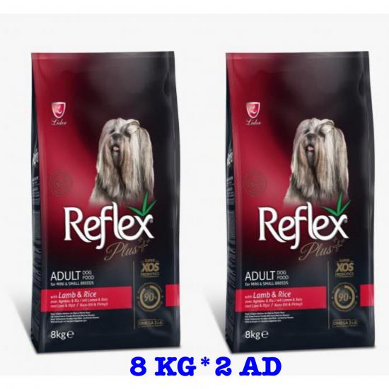 Reflex Plus Kuzu&pirinç Küçük Irk Yetişkin Köpek Maması 8 Kg*2 Ad