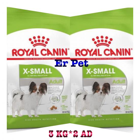 Royal Canin X-Small Küçük Irk Adult 3 kg*2 Ad Köpek Maması