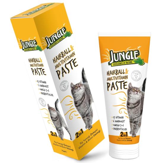 Jungle Cat Anti-Hairball Multivitamin 75 ml Kedi Macunu