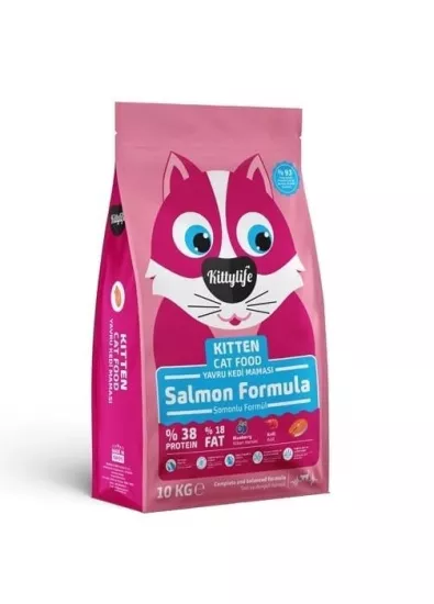 Kittylife Somonlu Yavru Kedi Maması  10 kg 