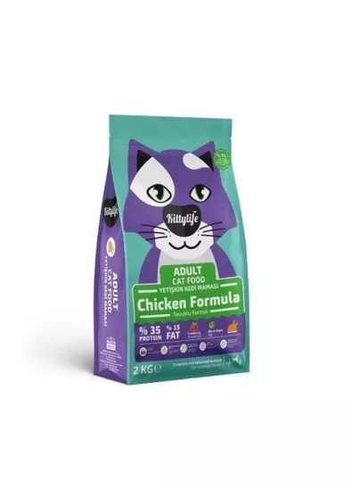 Kittylife Cat Adult Chicken 2 kg Kedi Maması