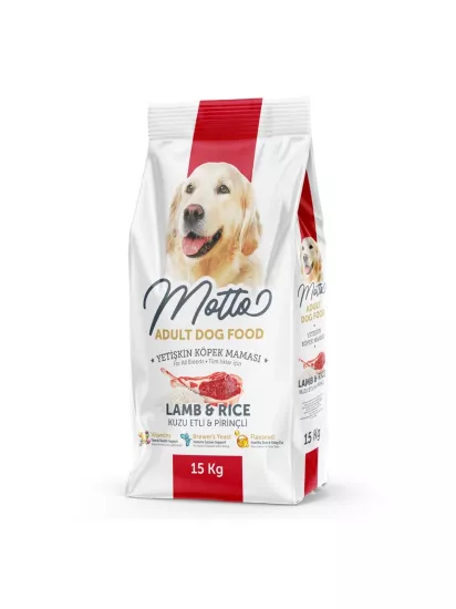 Motto Kuzu Etli 15 kg Yetişkin Köpek Maması