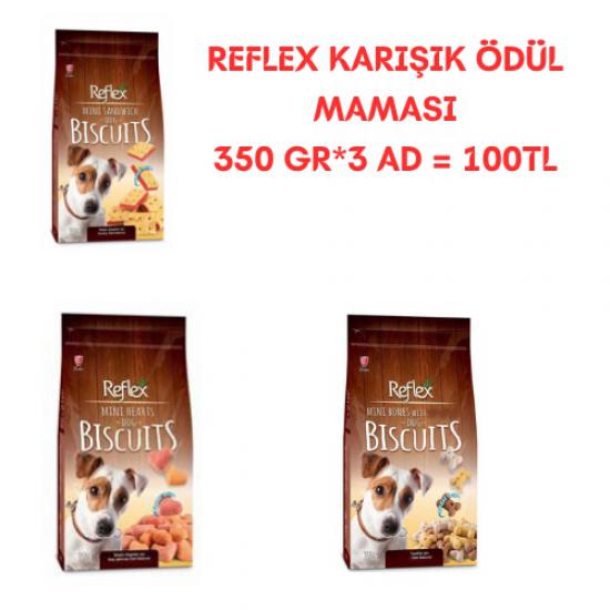 Reflex karışık köpek ödül maması 350*3 ad