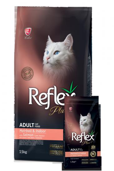 Reflex Plus Hairball Somonlu 15 kg Yetişkin Kedi Maması