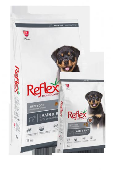 Reflex Puppy Lamp&Rice Kuzu Etli & Pirinçli Yavru Köpek Maması 15 Kg
