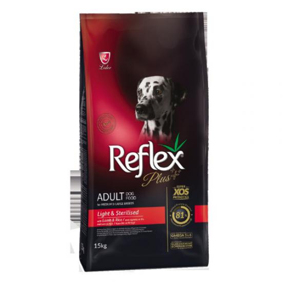 Reflex Plus Kısırlaştırılmış Köpek Ve Light Kilo Kontrol Maması 15 Kg