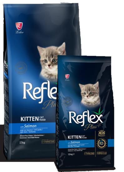 Reflex Plus  Somonlu Yavru Kedi Maması 15 Kg