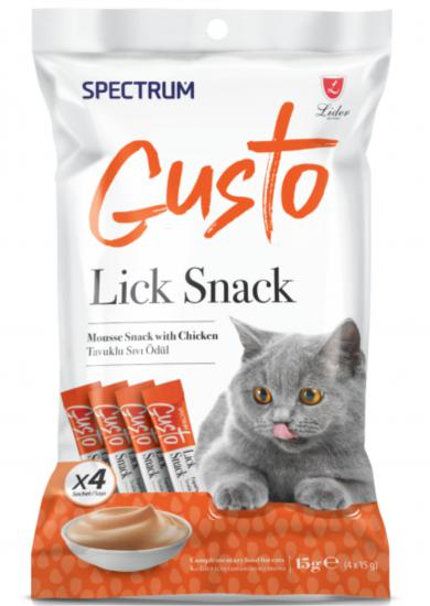 Spectrum Gusto Tavuklu Sıvı Kedi Ödül Maması 15gr (4’lü)