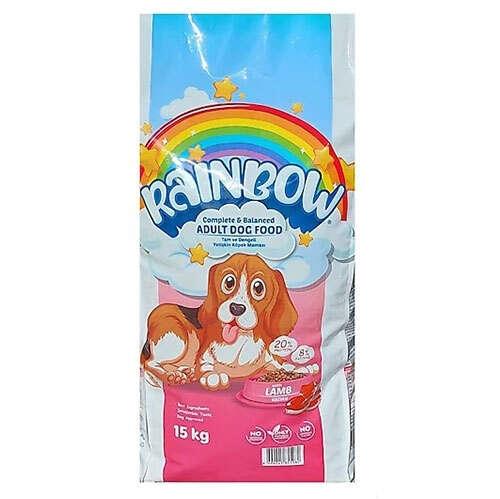 Rainbow Lamb Kuzu Etli Köpek Maması 15 Kg