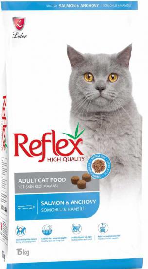 Reflex Somonlu ve Hamsili 15 kg Yetişkin Kedi Maması