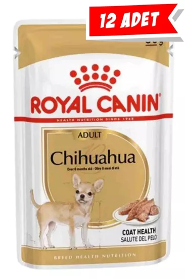 Royal Canin Adult Chihuahua Yetişkin Köpek Pouch Konserve 12 X 85 Gr