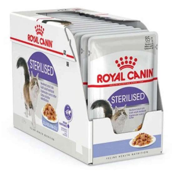 Royal Canin Sterilised Jelly Pouch 85 gr 12’li Yetişkin Kedi Yaş Maması