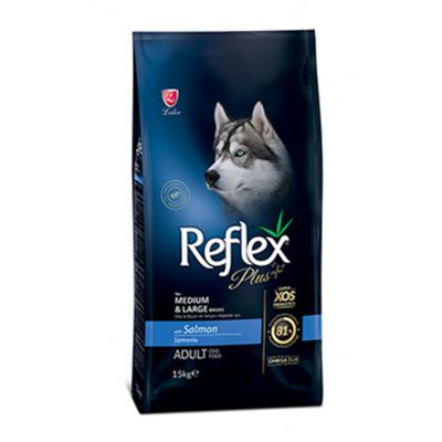 Reflex Plus Adult Somonlu Büyük Irk Yetişkin Köpek Maması 15 Kg