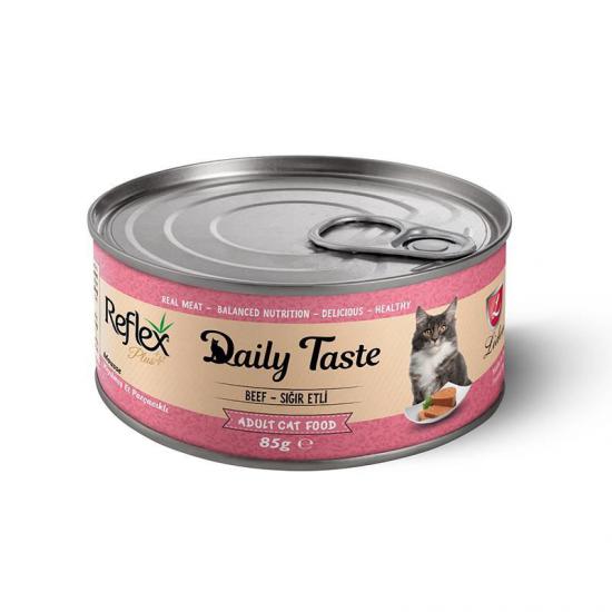 Reflex Plus Daily Taste Kıyılmış Sığır Etli Kedi Konservesi 85gr