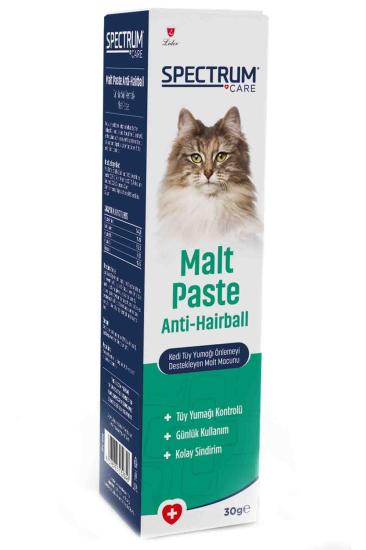 Spectrum Anti-Hairball 30 gr Kediler için Malt Paste