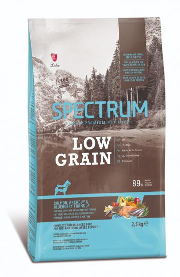 Spectrum Düşük Tahıllı Somonlu Hamsili ve Yaban Mersinli Mini ve Küçük Irk 2.5 kg Yetişkin Köpek Maması