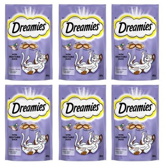 Dreamies Ördekli Kedi Ödül Maması 60 Gr x 6 Adet