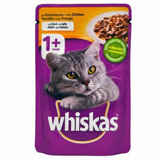 Whiskas Pouch Tavuklu 85 gr Yetişkin Kedi Konservesi