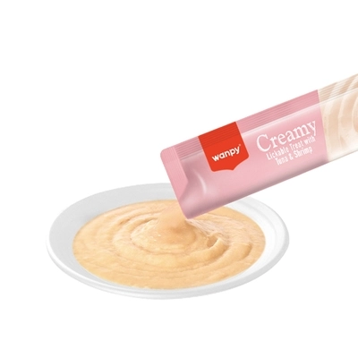 Wanpy Ton Balıklı ve Karidesli Sıvı Kedi Ödülü 5x14gr